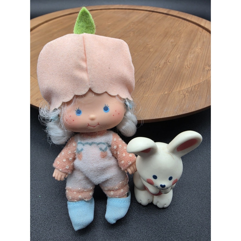 Vintage Strawberry Shortcake Apricot Doll Hopsalot Bunny Pet 1979 Kenner - Picture 2 of 6